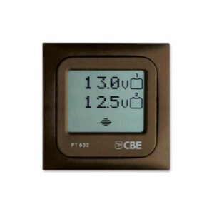 Pannello LCD 2 batterie • marrone