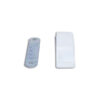 FER34_2 Ferma antina magnetico bianco con forza di trazione 8 kg, ideale per caravan e veicoli ricreazionali