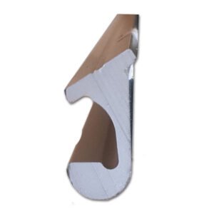 FNC1702_1 Dettaglio della controcerniera finestre FAD al metro per ricambi di finestre camper e caravan.