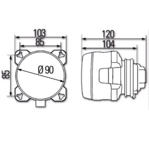 Proiettore di profondità con posizione