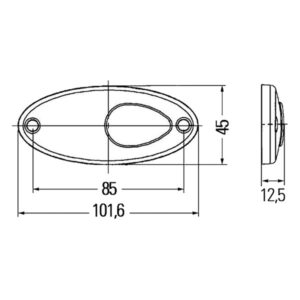 Luce ingombro posteriore a LED • 2TM 964 295-101