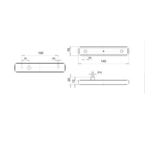 Luce ingombro laterale a LED • SMLR 2013