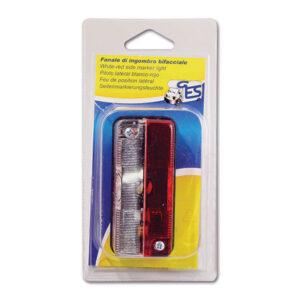 Luce ingombro bifacciale a lampadina • con viti • blister