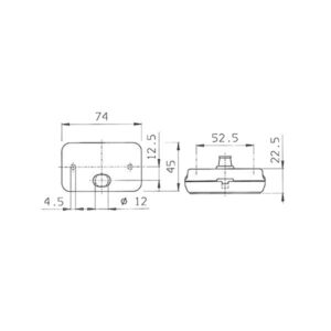 Luce ingombro anteriore e catadiottro • PLR130