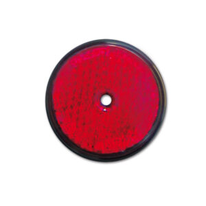 Catadiottro rosso foro centrale • rosso • Ø 60