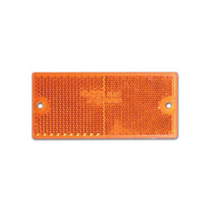 Catadiottro con fori • arancione • 90 x 40