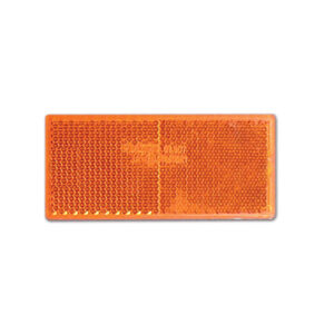 Catadiottro adesivo • arancione • 90 x 40