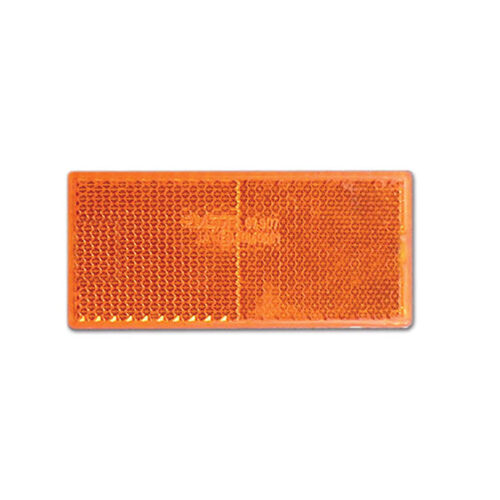 Catadiottro adesivo • arancione • 90 x 40