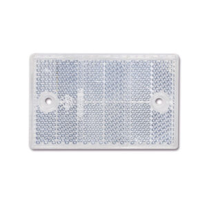 Catadiottro con fori • bianco • 115 x 75