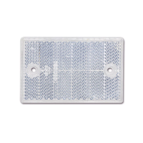 Catadiottro con fori • bianco • 115 x 75