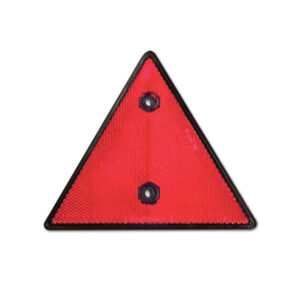 Catadiottro triangolare • 2 fori • fissaggio vite