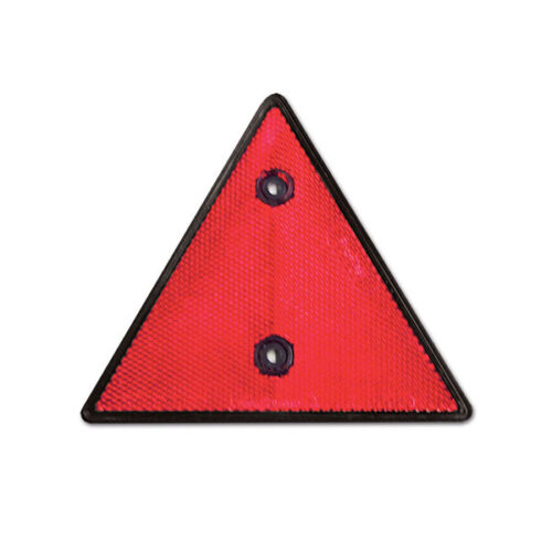 Catadiottro triangolare • 2 fori • fissaggio vite