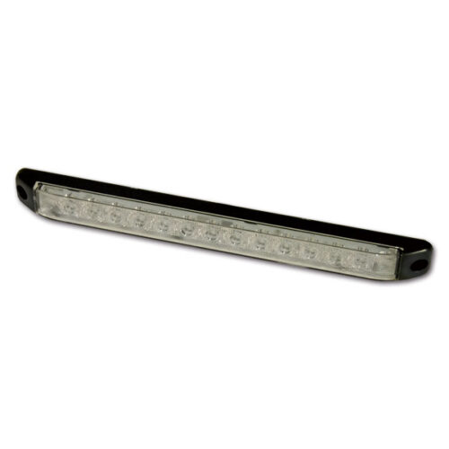 FNL5923_1 Fanale Linepoint 1 indicatore di direzione per camper e caravan montato su veicolo ricreazionale, vista laterale