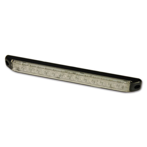 FNL5924_1 Fanale Linepoint 1 retromarcia per camper, visione dettagliata della lente e del corpo lampada robusto