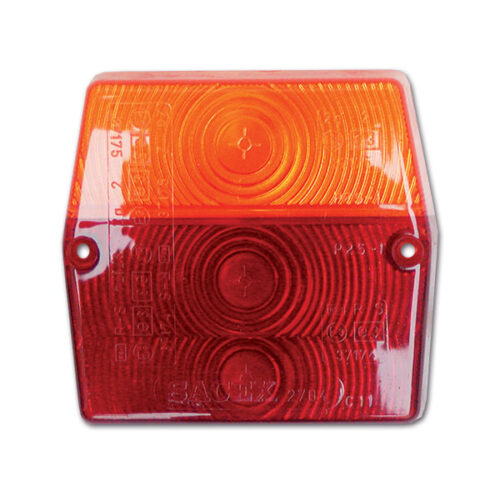 Lente di ricambio FNL6822-21 per fanale posteriore di camper, trasparente e resistente agli urti.