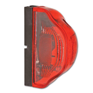 Luce targa Regpoint • scocca rossa