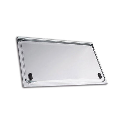 FNT4352L_1 Lastra Seitz S3 1000 x 300 grigio per finestra camper, vista ravvicinata del materiale resistente e della finitura.