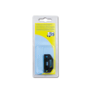 Riscontro basso Polyplastic blister per una chiusura sicura di finestre camper.