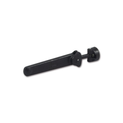 FNT589_1 Dettaglio della chiusura vetro nero, accessorio per finestre di camper e caravan.