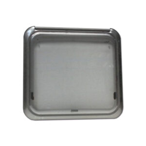 FNT6112_1 Finestra Roxite 4.24 600x550 grigio per camper e caravan, vista esterna che mostra la robustezza del telaio.