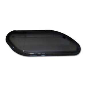 FNT6397_1 Finestra Roxite 4.23 sagomata 900x310 mm per camper con design trasparente e resistente agli urti