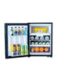 FRG547_2 Interno del Frigorifero a compressore ExtraCOOL con alimenti e bevande ordinatamente disposti, evidenziando la capacità interna e l'illuminazione LED.