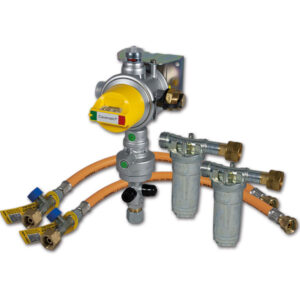 GOK safe road pack 2 Italia installato su un camper per la gestione sicura del gas.