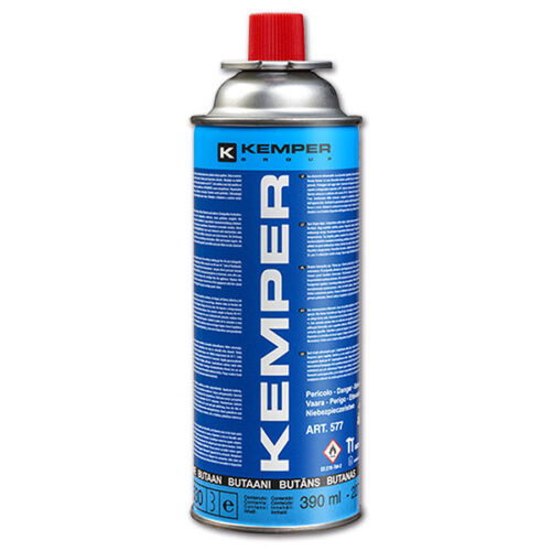 Cartuccia butano Kemper 227 g per fornelli da campeggio e stufe portatili