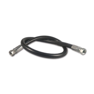 FRN684_1 Flessibile carico esterno GPL da 1 metro per camper, con raccordi filettati per connessione sicura.