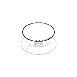 Cappellotto bruciatore semirapido inox • Ø 70