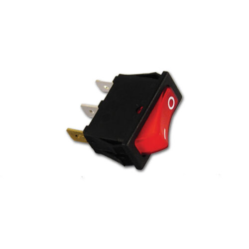 FRR1013_1 Interruttore luminoso rosso 12/24V di DOMETIC ITALY S.R.L. per ricambi frigoriferi camper e caravan.