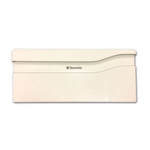 Sportello freezer Dometic 44x18 cm per frigorifero RM7401 installato in camper.