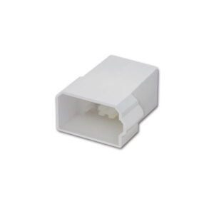 Blocchetto porta faston • maschio • 4 vie