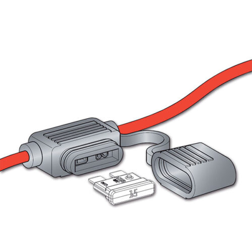 Porta fusibili a lama Unival precablato