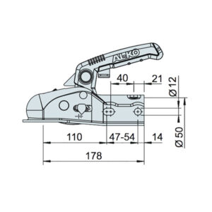 GNT4220_2 Componenti del Kit AK 161 antifurto e adattatori, con chiavi e meccanismo di blocco ben visibili, pronti per l'installazione.