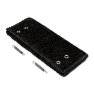 GRA902_1 Tappetino antiscivolo Clean Step Black di FIAMMA per gradini di camper e caravan.
