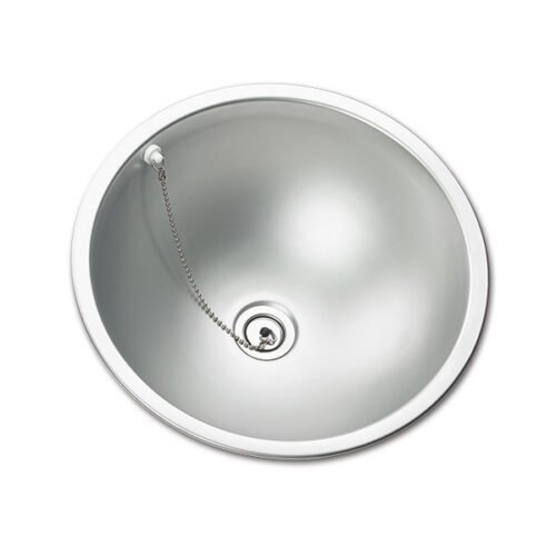 Lavello tondo CE02 B325-I DOMETIC ITALY S.R.L. in acciaio inox per camper.