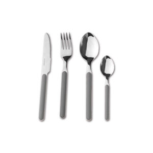 MLM901_1 Set posate Delice grigio BRUNNER S.R.L. per camper e caravan, dettaglio delle posate