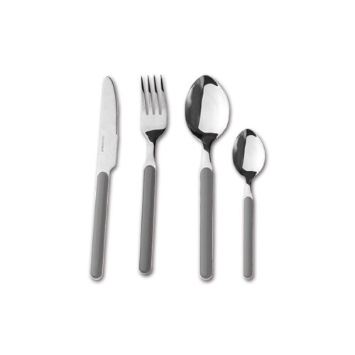 MLM901_1 Set posate Delice grigio BRUNNER S.R.L. per camper e caravan, dettaglio delle posate