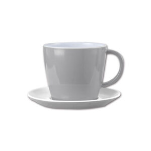 MLM906_1 Tazza con piattino Stone Touch BRUNNER S.R.L. per camper e caravan, finitura effetto pietra