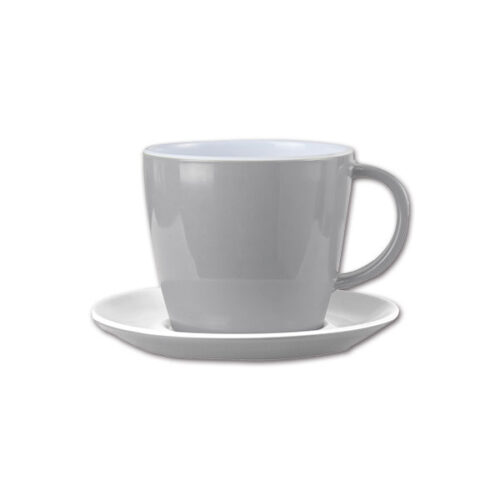 MLM906_1 Tazza con piattino Stone Touch BRUNNER S.R.L. per camper e caravan, finitura effetto pietra
