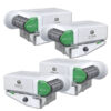 MVC628_1 Mover Easydriver ACTIVE assale doppio • 2,8T installato sotto un caravan, pronto per la movimentazione.