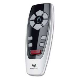 MVC720_3 Telecomando ergonomico del mover Easydriver PRO, che mostra i controlli intuitivi per la manovra.