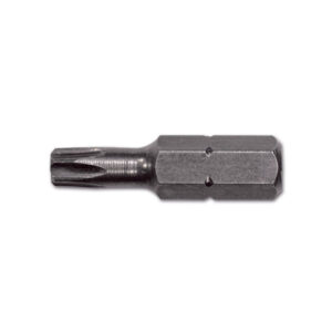 Inserto TX3 da 25 mm con impronta Torx per avvitamento di precisione su accessori per camper e caravan.