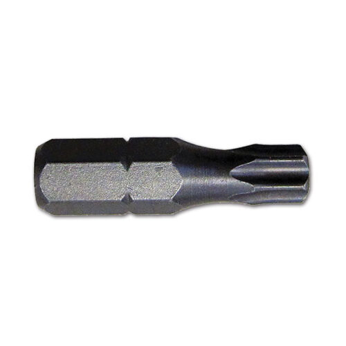 OFF1036_1 Inserto TX8 da 25 mm con impronta Torx per avvitatori, ideale per fissaggi su camper e caravan.