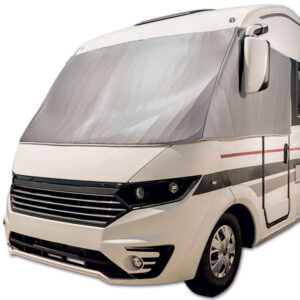 OTM801_1 Oscurante isotermico esterno Carthago C montato su camper, isolamento termico.