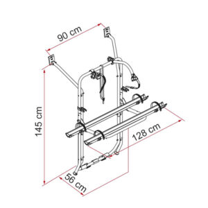 Carry-Bike VW T5 • Black