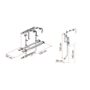 Carry-Bike 200 DJ Ducato '06 > • Deep Black