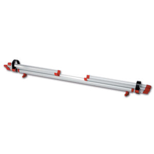 PBC9111R_1 Canalina Rail Quick C Red di FIAMMA S.P.A. installata su portabici Carry-Bike per trasporto biciclette
