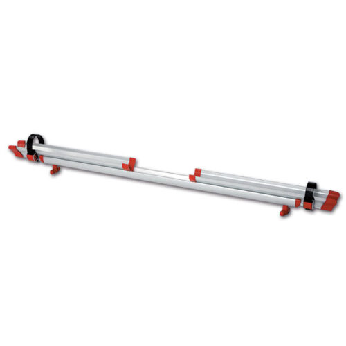 Canalina Rail Quick C Red di FIAMMA S.P.A. installata su portabici Carry-Bike per trasporto biciclette